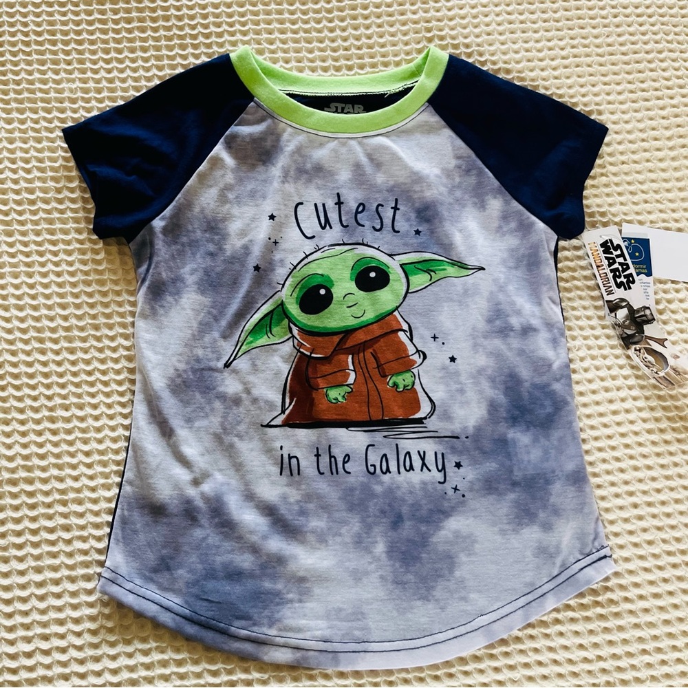 Boys Star Wars Yoda Sleep Shirt 10
